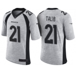 Nike Denver Broncos #21 Aqib Talib 2016 Gridiron Gray II Men's NFL Limited Jersey