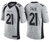 Nike Denver Broncos #21 Aqib Talib 2016 Gridiron Gray II Men's NFL Limited Jersey
