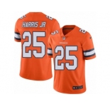 Nike Denver Broncos #25 Chris Harris Jr Orange Men's Stitched NFL Limited Rush Jersey