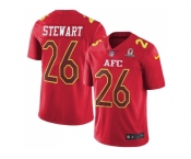 Nike Denver Broncos #26 Darian Stewart Red Men's Stitched NFL Limited AFC 2017 Pro Bowl Jersey