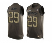 Nike Denver Broncos #29 Bradley Roby Green Men's Stitched NFL Limited Salute To Service Tank Top Jersey