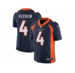 Nike Denver Broncos #4 Case Keenum Navy Blue Alternate Men Stitched NFL Vapor Untouchable Limited Jer
