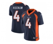 Nike Denver Broncos #4 Case Keenum Navy Blue Alternate Men Stitched NFL Vapor Untouchable Limited Jer