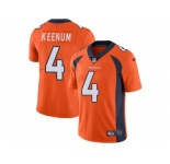 Nike Denver Broncos #4 Case Keenum Orange Team Color Men Stitched NFL Vapor Untouchable Limited Jersey
