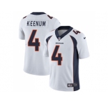 Nike Denver Broncos #4 Case Keenum White Men Stitched NFL Vapor Untouchable Limited Jersey