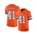 Nike Denver Broncos #41 Isaac Yiadom Orange Men Stitched NFL Limited Rush Jersey