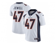 Nike Denver Broncos #47 Josey Jewell White Men Stitched NFL Vapor Untouchable Limited Jersey