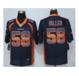 Nike Denver Broncos #58 Von Miller Navy Blue Alternate Men's Stitched NFL Limited Strobe Jersey