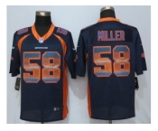 Nike Denver Broncos #58 Von Miller Navy Blue Alternate Men's Stitched NFL Limited Strobe Jersey