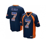 Nike Denver Broncos #7 John Elway Navy Blue Alternate Men's Stitched NFL Limited Strobe Jersey