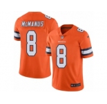 Nike Denver Broncos #8 Brandon McManus Orange Men's Stitched NFL Limited Rush Jersey