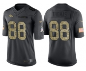 Nike Denver Broncos #88 Demaryius Thomas Men's Stitched Black NFL Salute to Service Limited Jerseys