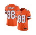 Nike Denver Broncos #88 Demaryius Thomas Orange Men's Stitched NFL Limited Rush Jersey