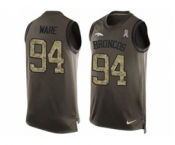 Nike Denver Broncos #94 DeMarcus Ware Green Men's Stitched NFL Limited Salute To Service Tank Top Jersey
