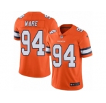 Nike Denver Broncos #94 DeMarcus Ware Orange Men's Stitched NFL Limited Rush Jersey