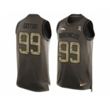 Nike Denver Broncos #99 Adam Gotsis Green Men's Stitched NFL Limited Salute To Service Tank Top Jersey