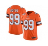 Nike Denver Broncos #99 Adam Gotsis Orange Men's Stitched NFL Limited Rush Jersey