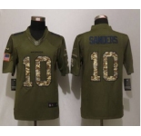 nike nfl jerseys denver broncos #10 sanders army green[nike Limited Salute To Service][sanders]