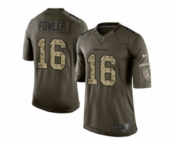 nike nfl jerseys denver broncos #16 bennie fowler army green[nike Limited Salute To Service][fowler]