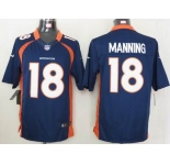 nike nfl jerseys denver broncos #18 manning blue[nike limited]