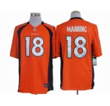 nike nfl jerseys denver broncos #18 manning orange[nike limited]