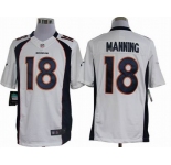 nike nfl jerseys denver broncos #18 manning white[nike limited]
