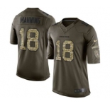 nike nfl jerseys denver broncos #18 peyton manning army green[nike Limited Salute To Service]