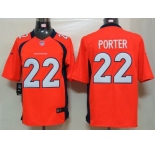 nike nfl jerseys denver broncos #22 porter orange[nike limited]