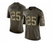 nike nfl jerseys denver broncos #25 harris jr army green[nike Limited Salute To Service]