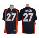 nike nfl jerseys denver broncos #27 moreno blue[nike limited]