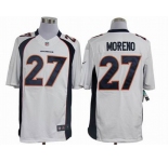 nike nfl jerseys denver broncos #27 moreno white[nike limited]