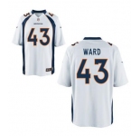nike nfl jerseys denver broncos #43 ward white[nike limited]