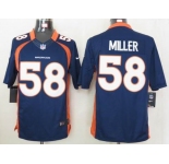nike nfl jerseys denver broncos #58 miller blue[nike limited]