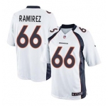 nike nfl jerseys denver broncos #66 ramirez white[nike limited]