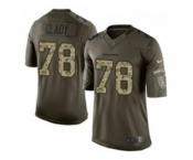nike nfl jerseys denver broncos #78 clady army green[nike Limited Salute To Service]