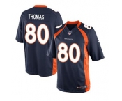 nike nfl jerseys denver broncos #80 thomas blue[nike limited]
