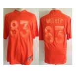 nike nfl jerseys denver broncos #83 wes welker  orange [drenched limited]
