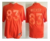 nike nfl jerseys denver broncos #83 wes welker  orange [drenched limited]