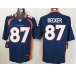 nike nfl jerseys denver broncos #87 eric decker blue[nike limited]