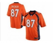 nike nfl jerseys denver broncos #87 eric decker orange[new nike Limited]