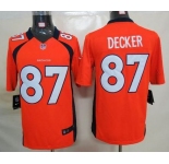 nike nfl jerseys denver broncos #87 eric decker orange[nike limited]