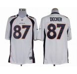 nike nfl jerseys denver broncos #87 eric decker white[nike limited]