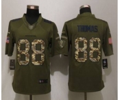 nike nfl jerseys denver broncos #88 thomas army green[nike Limited Salute To Service]