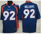 nike nfl jerseys denver broncos #92 williams blue[nike limited][williams]