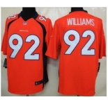 nike nfl jerseys denver broncos #92 williams orange[nike limited][williams]