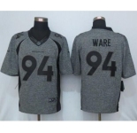 nike nfl jerseys denver broncos #94 ware gray[nike Limited]