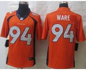 nike nfl jerseys denver broncos #94 ware orange[nike Limited]