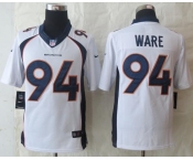 nike nfl jerseys denver broncos #94 ware white[nike Limited]