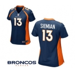 Women Nike Denver Broncos #13 Trevor Siemian Limited Green Salute to Service NFL Jersey (1)