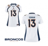 Women Nike Denver Broncos #13 Trevor Siemian Limited Green Salute to Service NFL Jersey (3)